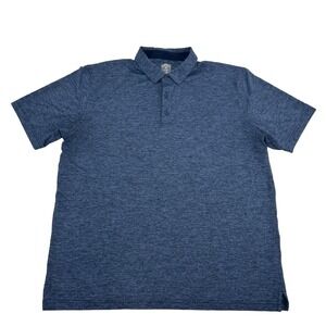 Callaway Shirt Men's XL Blue Space Dye‎ Opti-Dri Short Sleeve Polo Golf